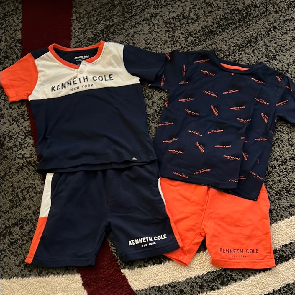 Kenneth Cole Kids' Navy and Orange Set